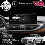 Магнітола Audi A6 4 (C7) S6 RS6 A6L (2011-2015) [High] Resonance X20 PRO 4/64 12.3" 2K QLED (Audi Style)