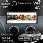 Магнітола Audi A3 3 (8V) (2012-2020) Resonance X20 PRO 4/64 12.3" 2K QLED (Benz Style) - Зображення 6