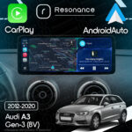 Магнітола Audi A3 3 (8V) (2012-2020) Resonance X20 PRO 4/64 12.3" 2K QLED (Benz Style) - Зображення 7