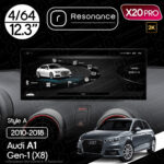 Магнітола Audi A1 (8X) (2010-2018) Resonance X20 PRO 4/64 12.3" 2K QLED (Audi Style)