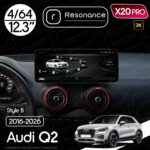 Магнітола Audi Q2, SQ2, Q2L (2016-2026) Resonance X20 PRO 4/64 12.3" 2K QLED (Benz Style)
