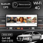 Магнітола Audi A8 2 (D3/4E) S8 A8L (2002-2010) Resonance X20 PRO 4/64 12.3" 2K QLED (Audi Style) - Зображення 6