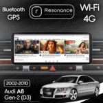 Магнітола Audi A8 2 (D3/4E) S8 A8L (2002-2010) Resonance X20 PRO 4/64 12.3" 2K QLED (Benz Style) - Зображення 6