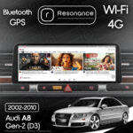 Магнітола Audi A8 2 (D3/4E) S8 A8L (2002-2010) Resonance X20 PRO 4/64 12.3" 2K QLED (BMW Style) - Зображення 6