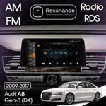 Магнітола Audi A8 3 (D4/4H) S8 A8L (2009-2017) Resonance X20 PRO 4/64 10.33" QLED (BMW Style) - Зображення 10