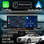 Магнітола Audi A8 3 (D4/4H) S8 A8L (2009-2017) Resonance X20 PRO 4/64 12.3" 2K QLED (Audi Style) - Зображення 7