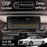 Магнітола Audi A8 3 (D4/4H) S8 A8L (2009-2017) Resonance X20 PRO 4/64 12.3" 2K QLED (Benz Style) - Зображення 8