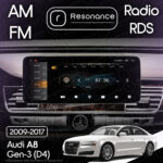 Магнітола Audi A8 3 (D4/4H) S8 A8L (2009-2017) Resonance X20 PRO 4/64 12.3" 2K QLED (Benz Style) - Зображення 10