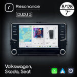 Магнітола Volkswagen Skoda Seat, DUDU 5, 8/128 7" 360